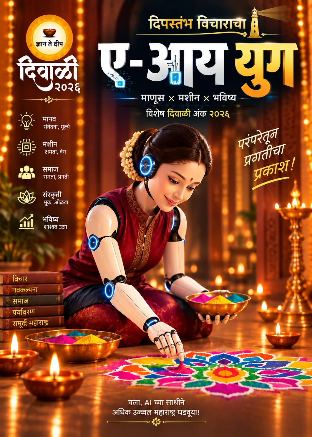 AI-Yug — Online Interactive Diwali Ank